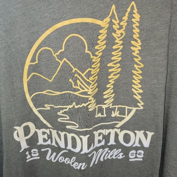 PENDLETON Woolen Mills Men's Logo Ombre Graphic T-shirt XL - Picture 4 of 5